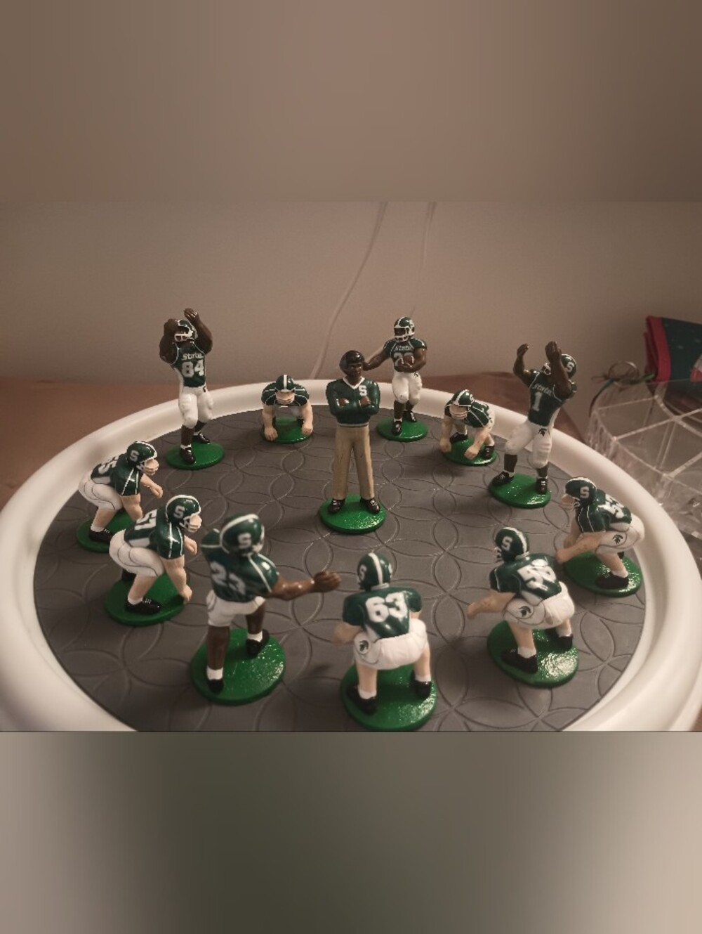 2002 USAopoly Michigan State Spartans Chess Pieces Replacement Lot - MSU Footbal